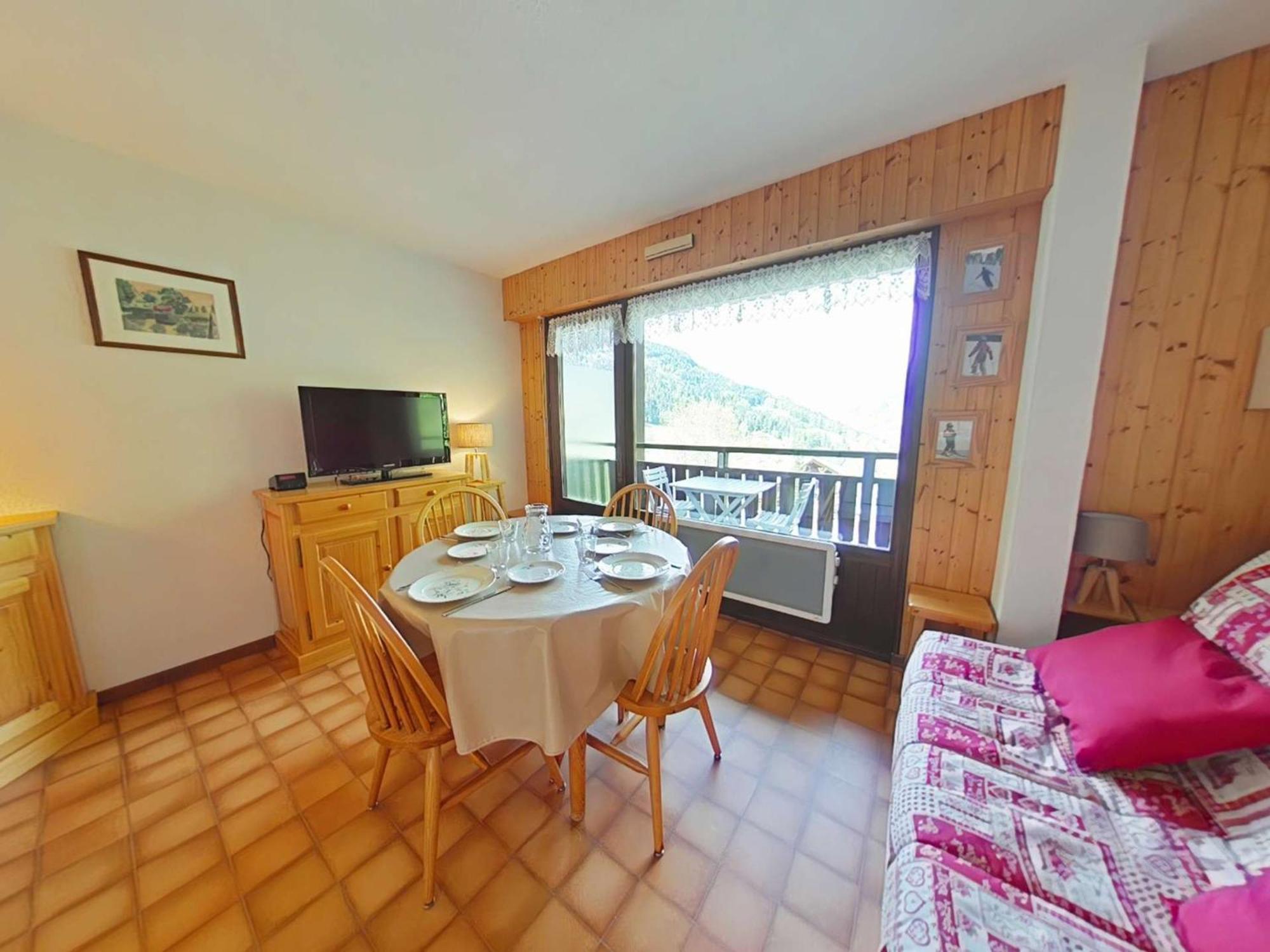 Appartement Cosy 5 Couchages Avec Balcon, Navette Au Pied, Garage Et Menage Inclus - Le Grand-Bornand - Fr-1-241-198 Exteriér fotografie